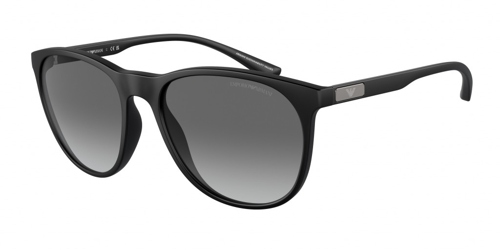 Emporio armani deals matte black sunglasses