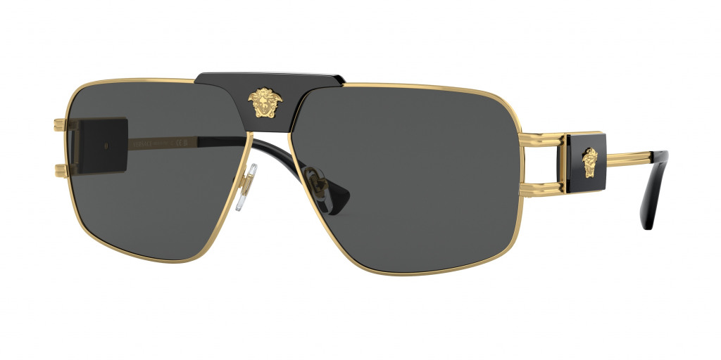 Mens black and gold versace outlet sunglasses