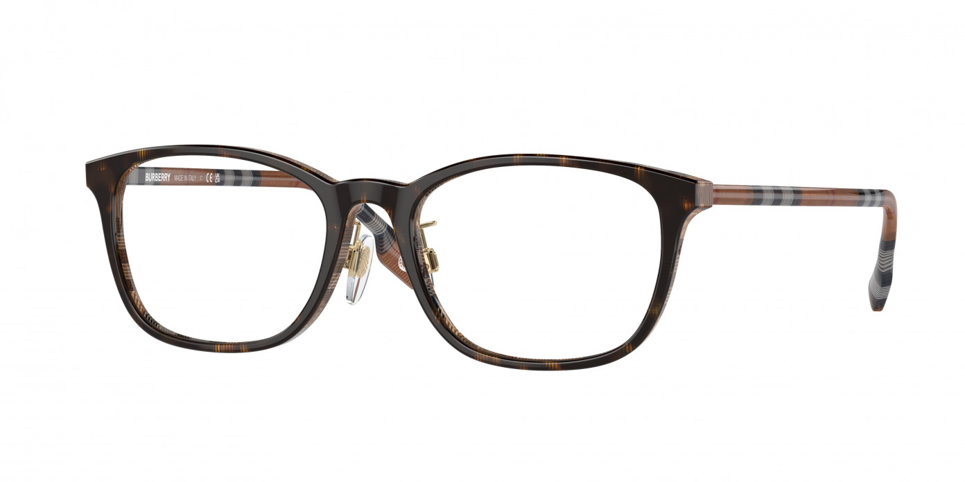 Burberry  BE2371D 4102 Top Dark Havana/check Brown