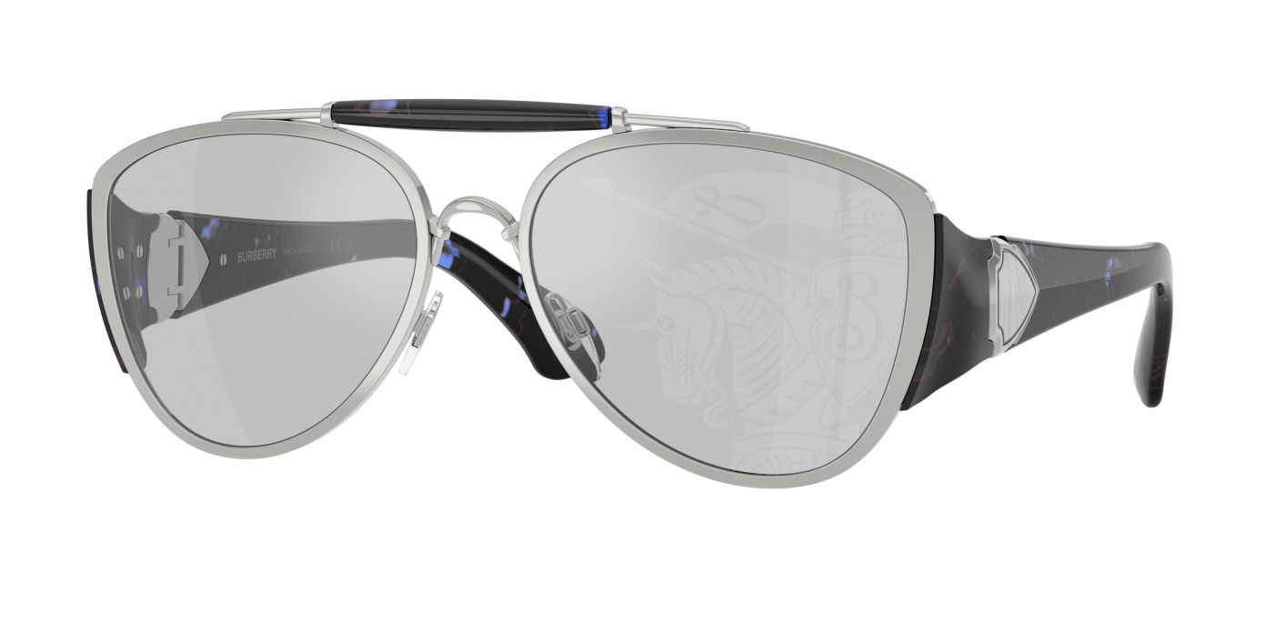 Burberry  BE3161 100569 Silver (Light Grey Tampo Silver)