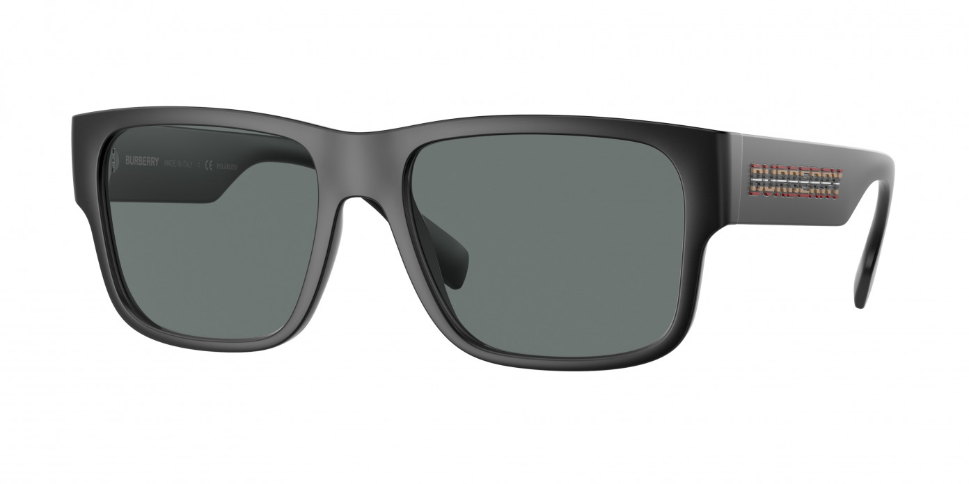 Burberry Knight BE4358 346481 Matte Black Polarized (Polar Dark Grey)