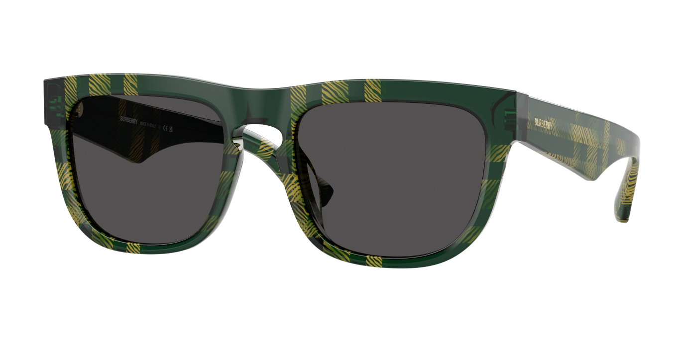 Burberry  BE4431U 412587 Check Green (Dark Grey)