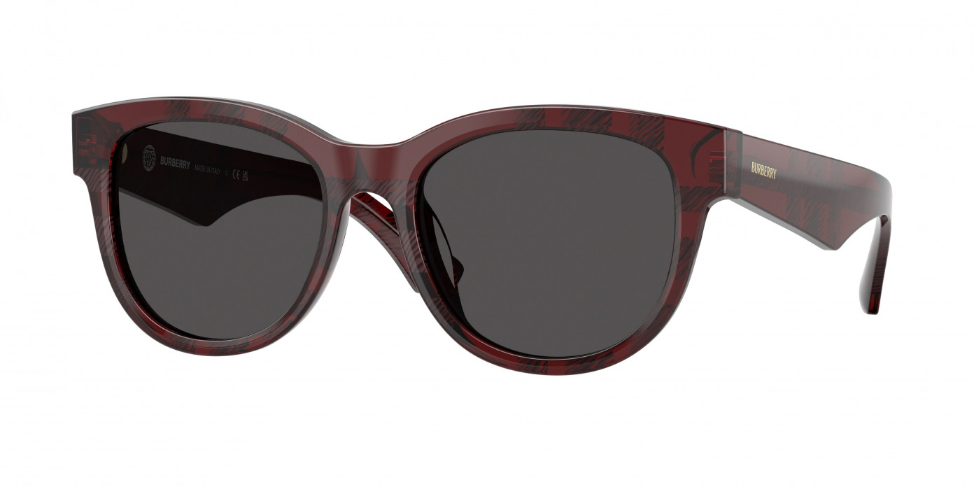 Burberry  BE4432U 411587 Check Red (Dark Grey)