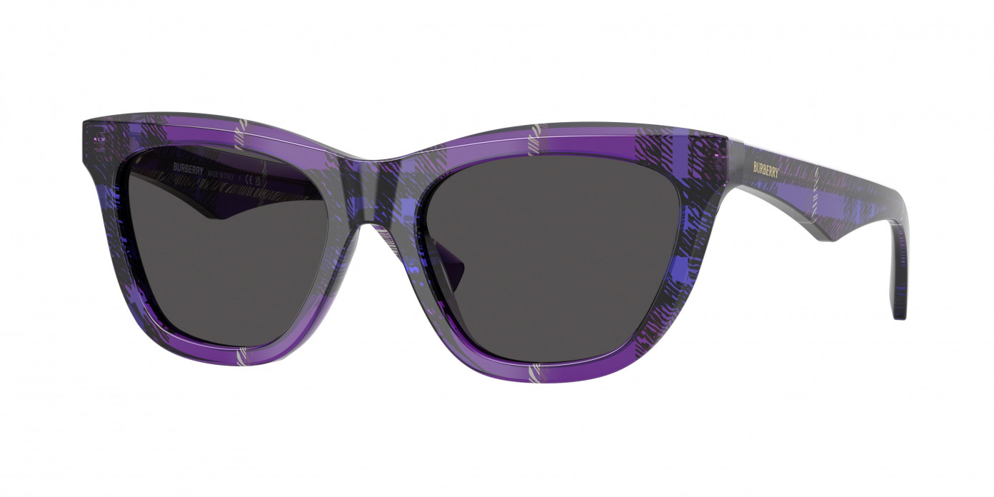 Burberry  BE4435 411387 Check Violet (Dark Grey)