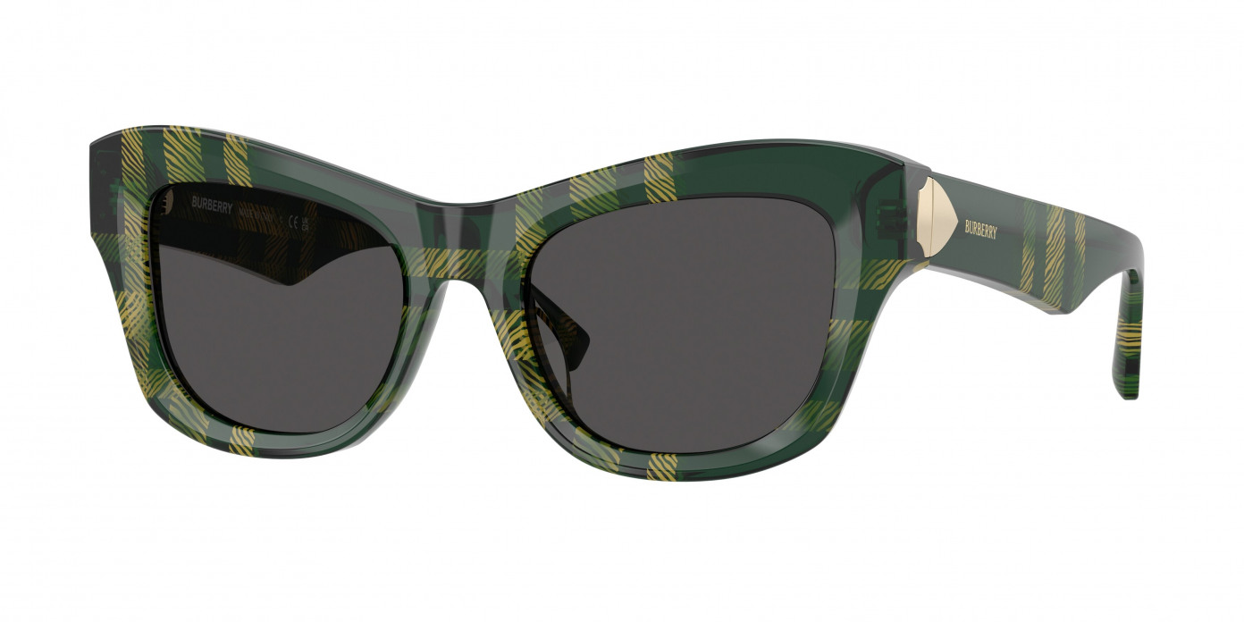 Burberry  BE4442U 412587 Check Green (Dark Grey)
