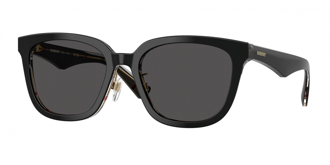 Burberry  BE4446D 412187 Top Black On Vintage Check (Dark Grey)