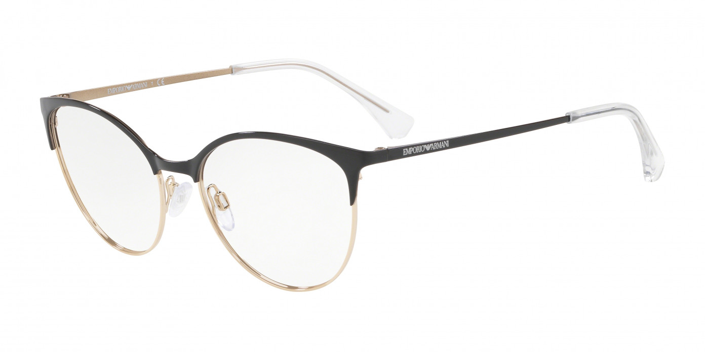 Emporio Armani  EA1087 3014 Shiny Black & Pale Gold