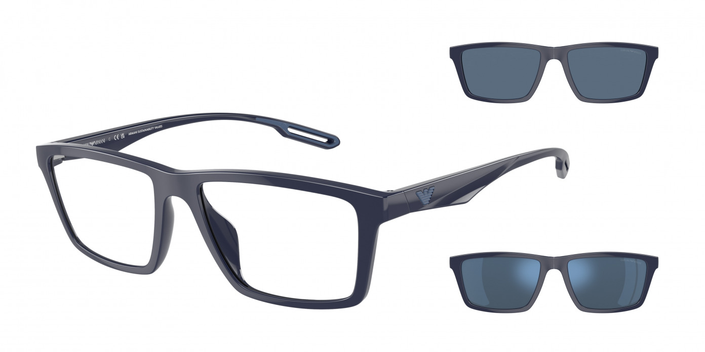 Emporio Armani  EA4189U 57591W Shiny Blue (Clear)