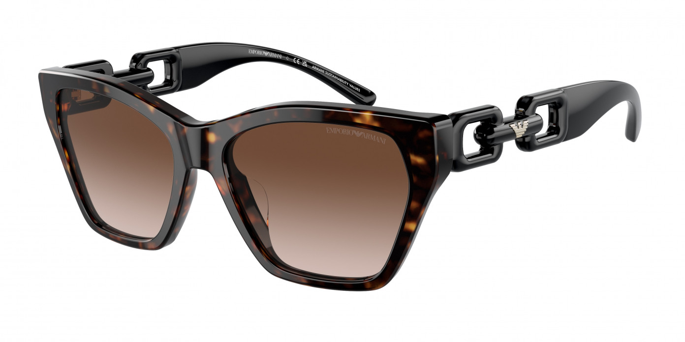 Emporio Armani  EA4203U 502613 Shiny Havana (Gradient Brown)