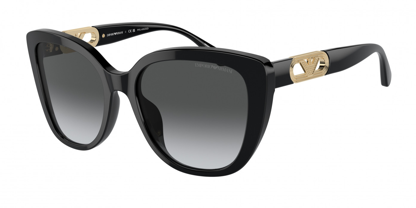 Emporio Armani  EA4214U 50178G Shiny Black Polarized (Polar Grey Gradient)
