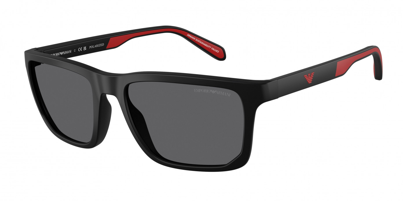 Emporio Armani  EA4219 5001T3 Matte Black Polarized (Grey Polar)