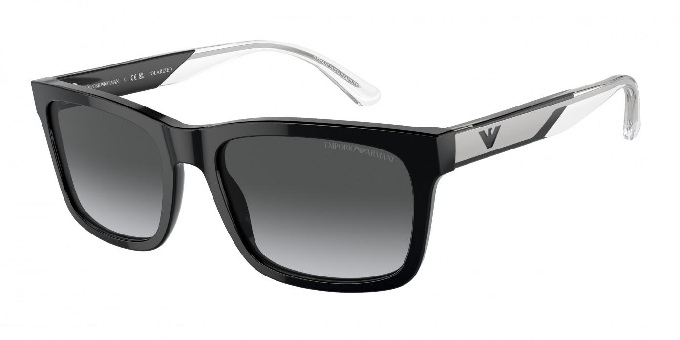 Emporio Armani  EA4224 5017T3 Shiny Black Polarized (Dark Grey Polar)