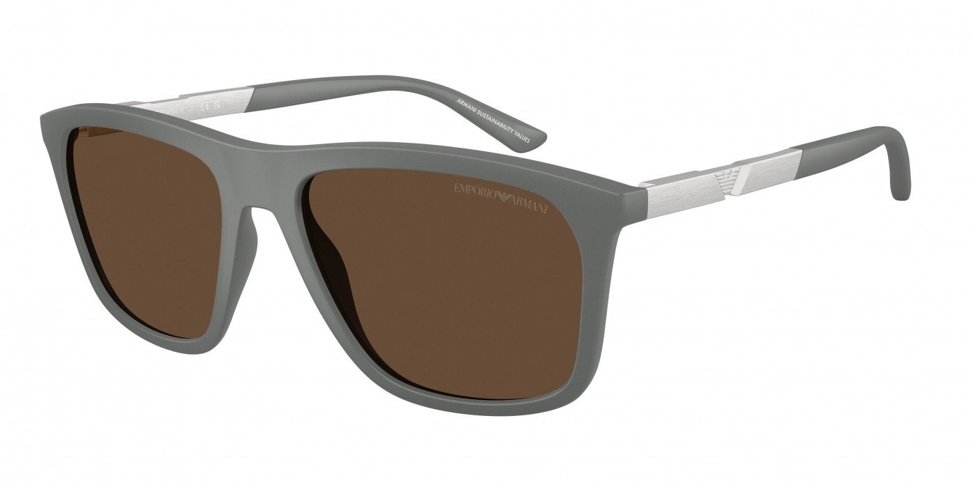 Emporio Armani  EA4237 620573 Matte Grey (Dark Brown)