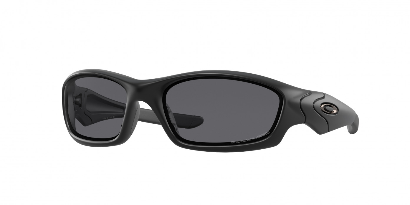 Oakley Straight Jacket OO9039 11-014 Matte Black Polarized (Grey Polarized)