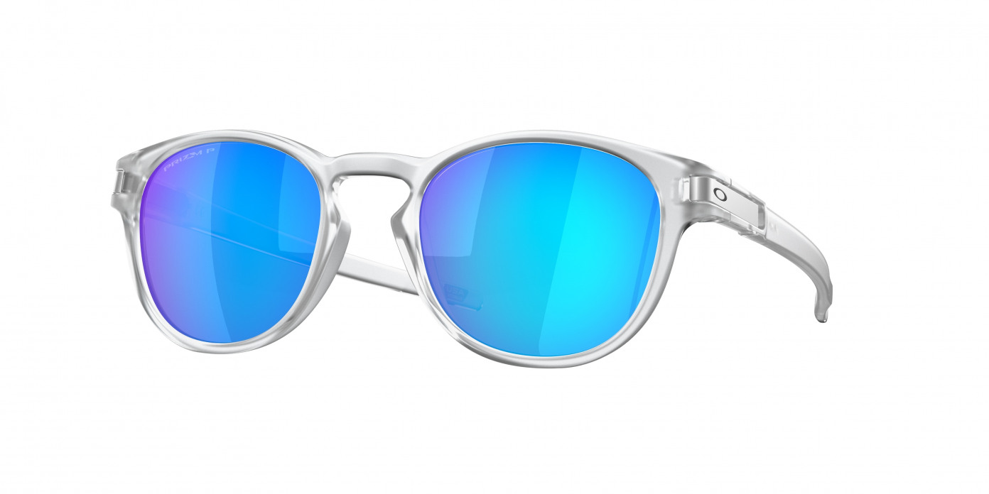 Oakley Latch OO9265 926565 Matte Clear Polarized (Prizm Sapphire Polarized)