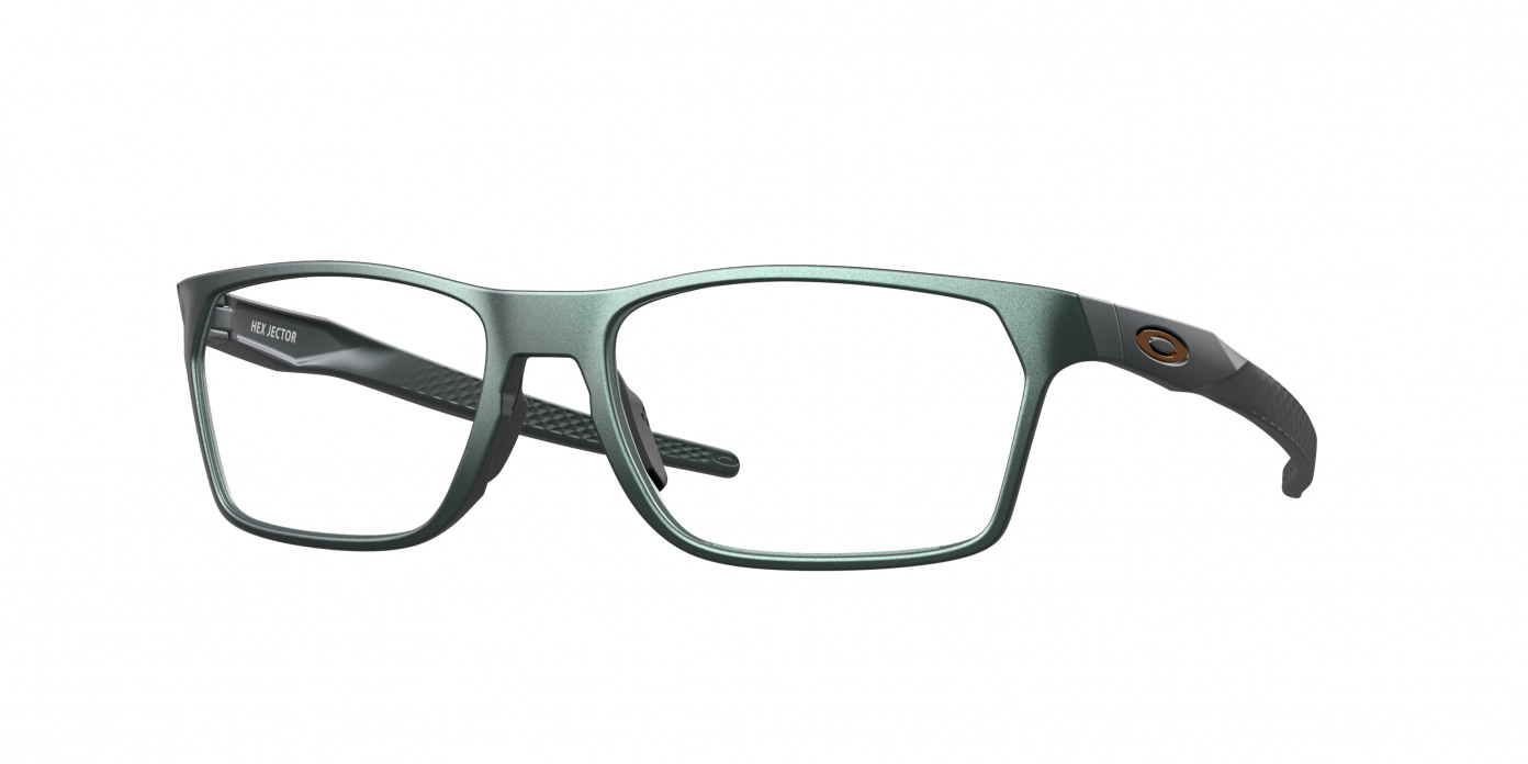 Oakley Hex Jector OX8032 803207 Dark Matte Silver/blue Colorshift