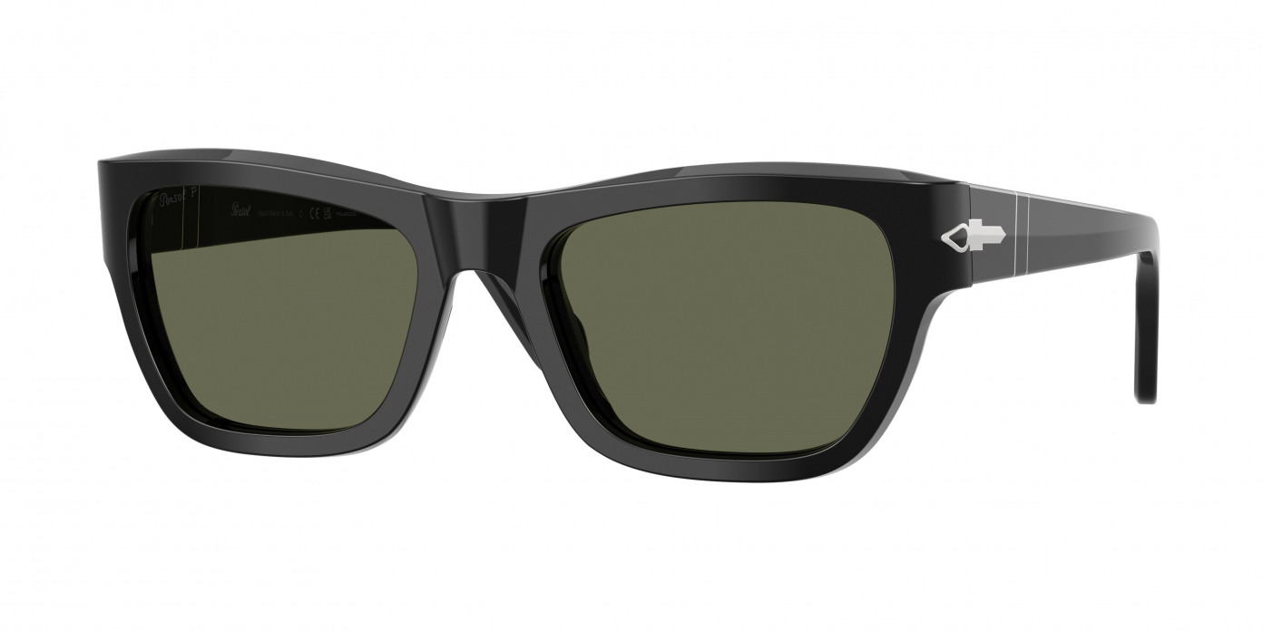 Persol  PO0091S 95/58 Black Polarized (Green Polar)