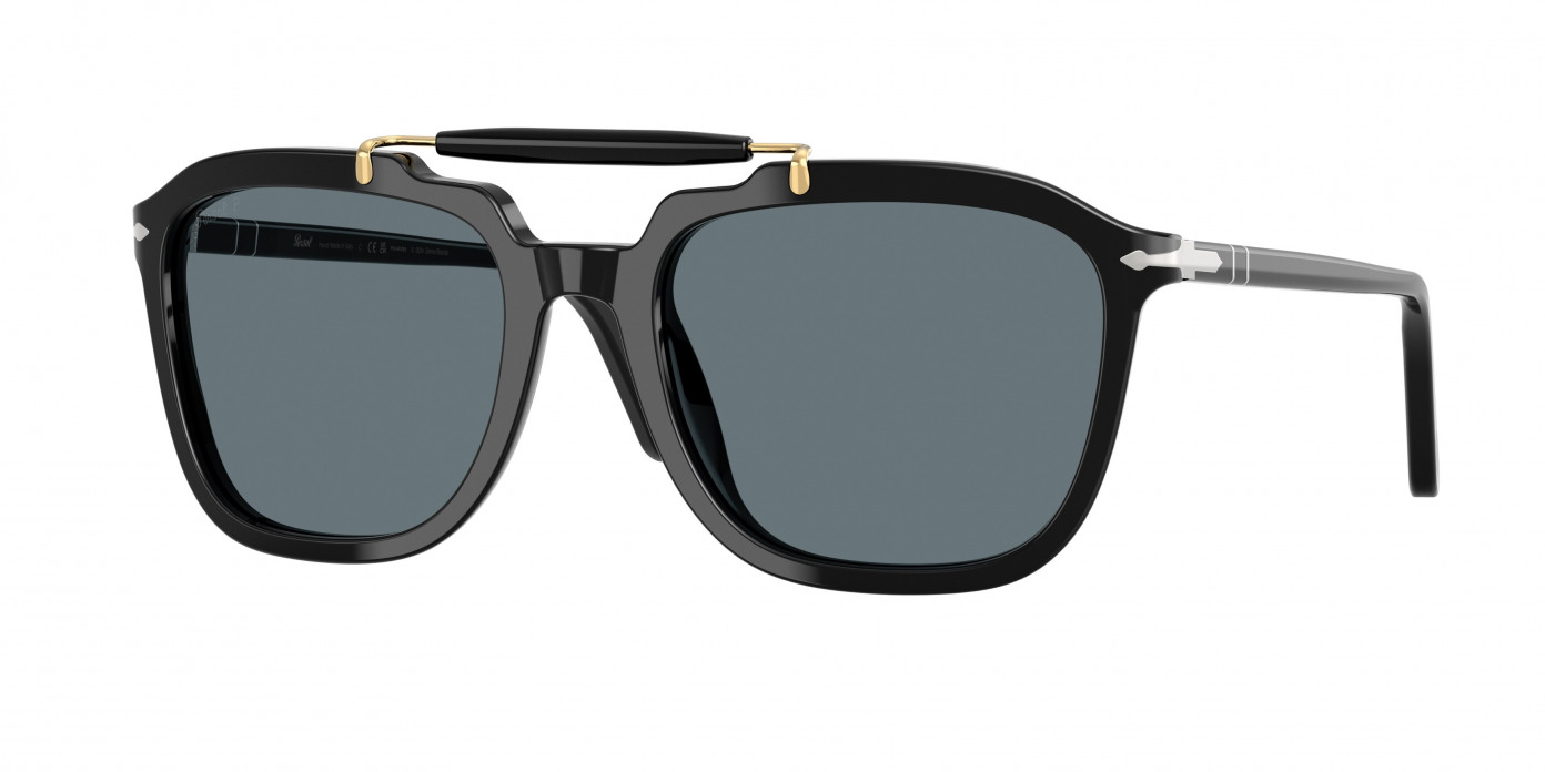 Persol  PO0203S 95/3R Black Polarized (Dark Blue Polar)
