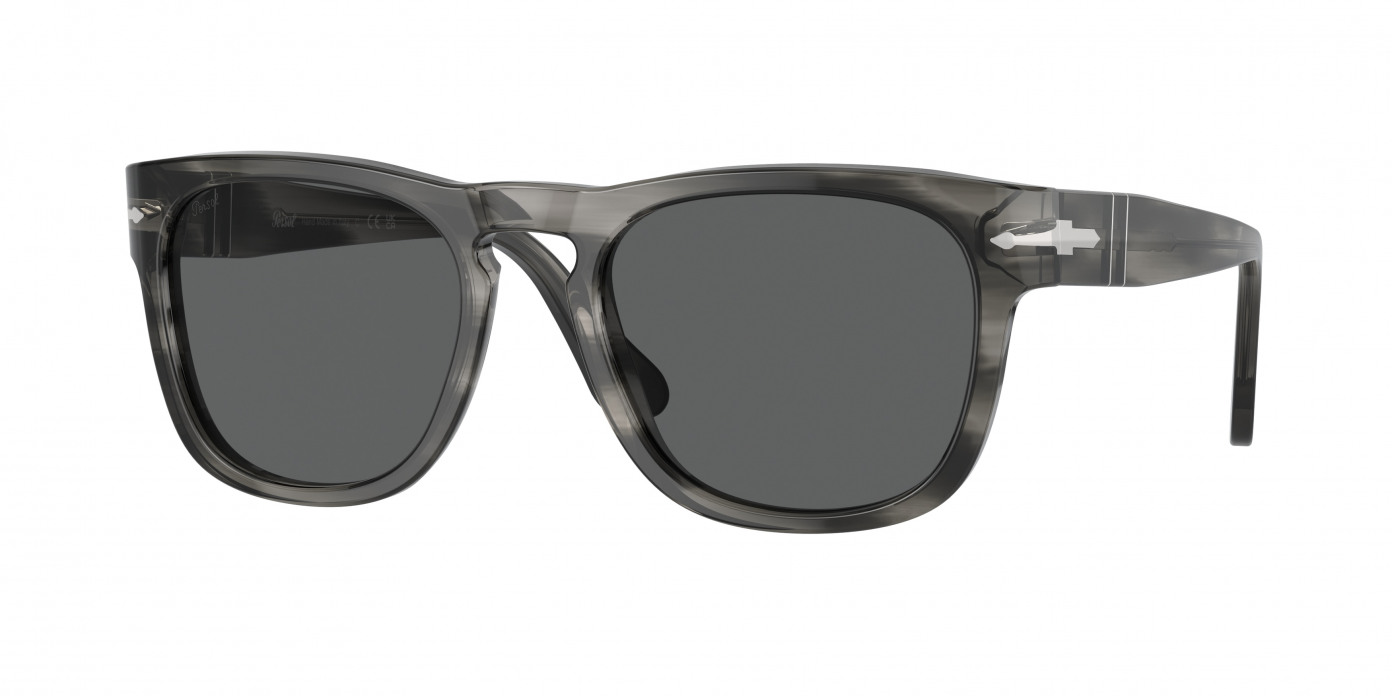 Persol Elio PO3333S 1192B1 Striped Grey (Dark Grey)