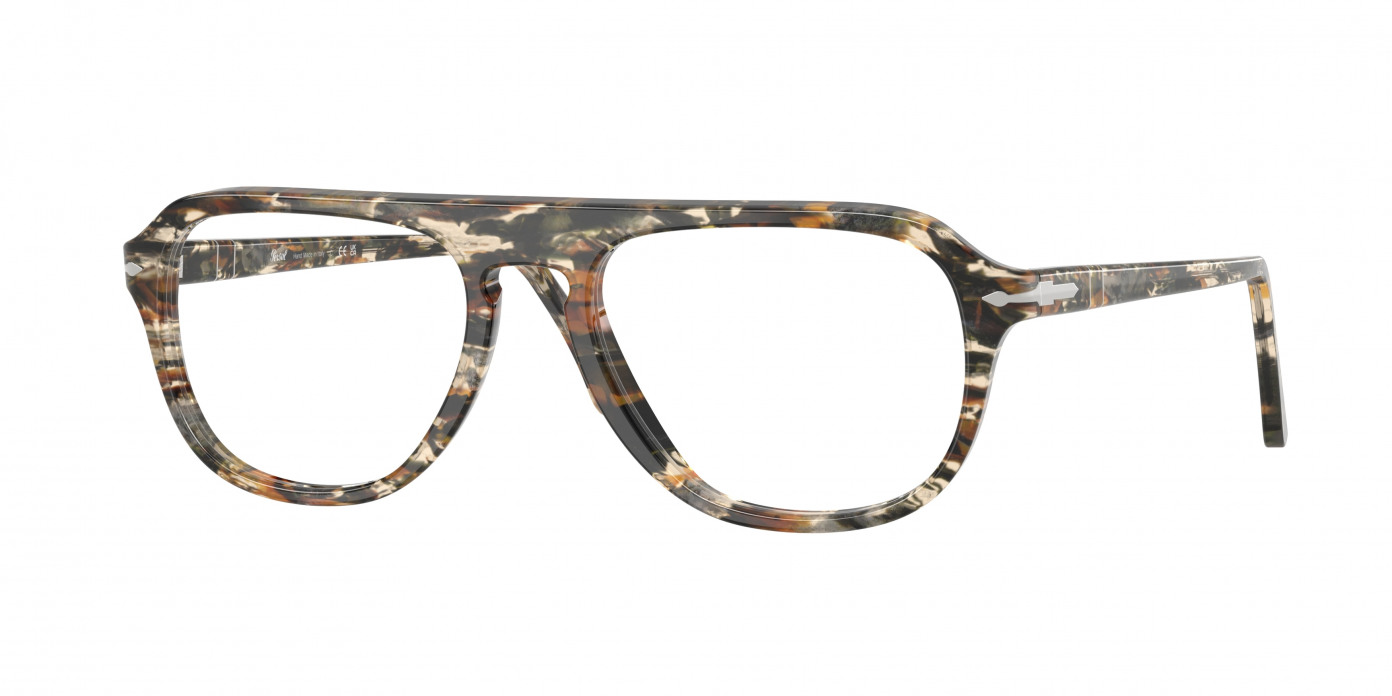 Persol  PO3368V 1221 Amber Brown/pirate Black