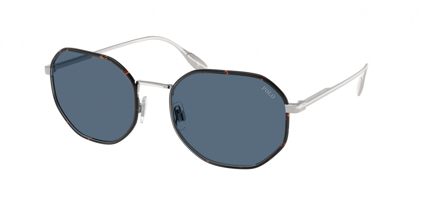 Polo Ralph Lauren  PH3157 942380 Brushed Silver (Dark Blue)