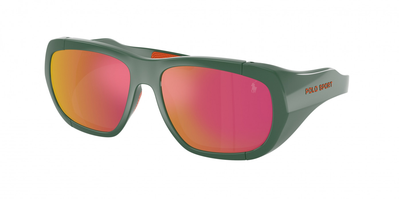 Polo Ralph Lauren  PH4219U 55966Q Shiny Green (Orange Mirror Red)