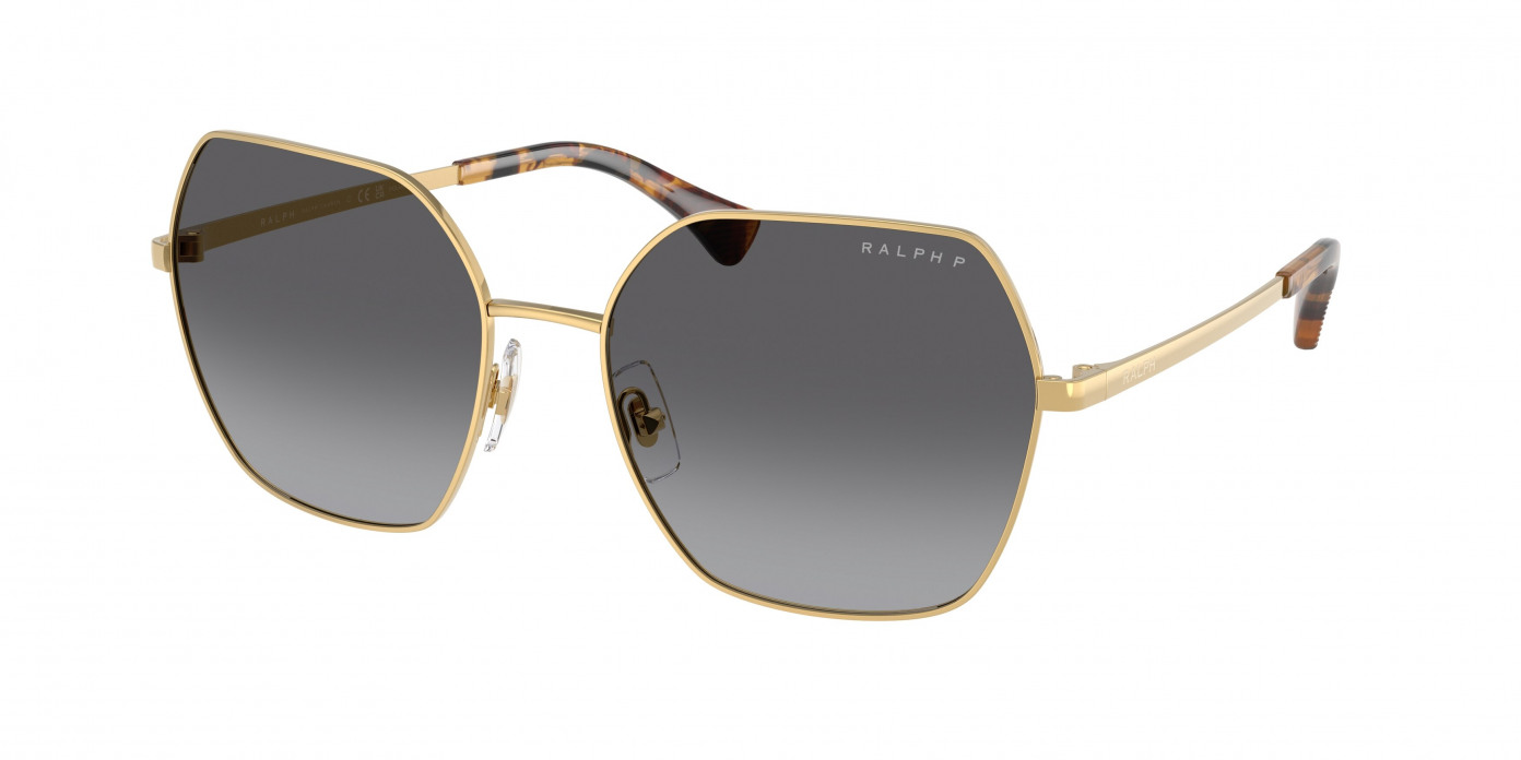 Ralph By Ralph Lauren  RA4138 9004T3 Shiny Gold Polarized (Polar Gradient Grey)