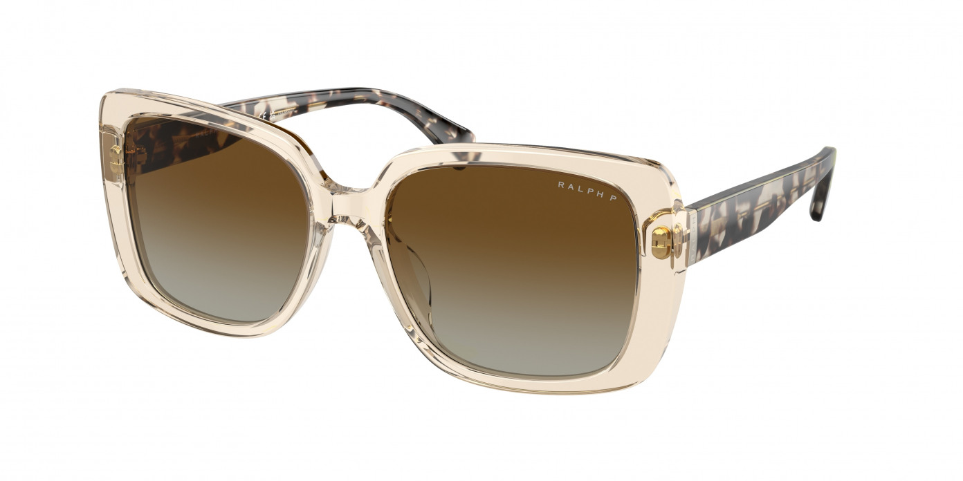 Ralph By Ralph Lauren  RA5298U 6072T5 Transparent Light Brown Polarized (Brown Gradient Polarized)