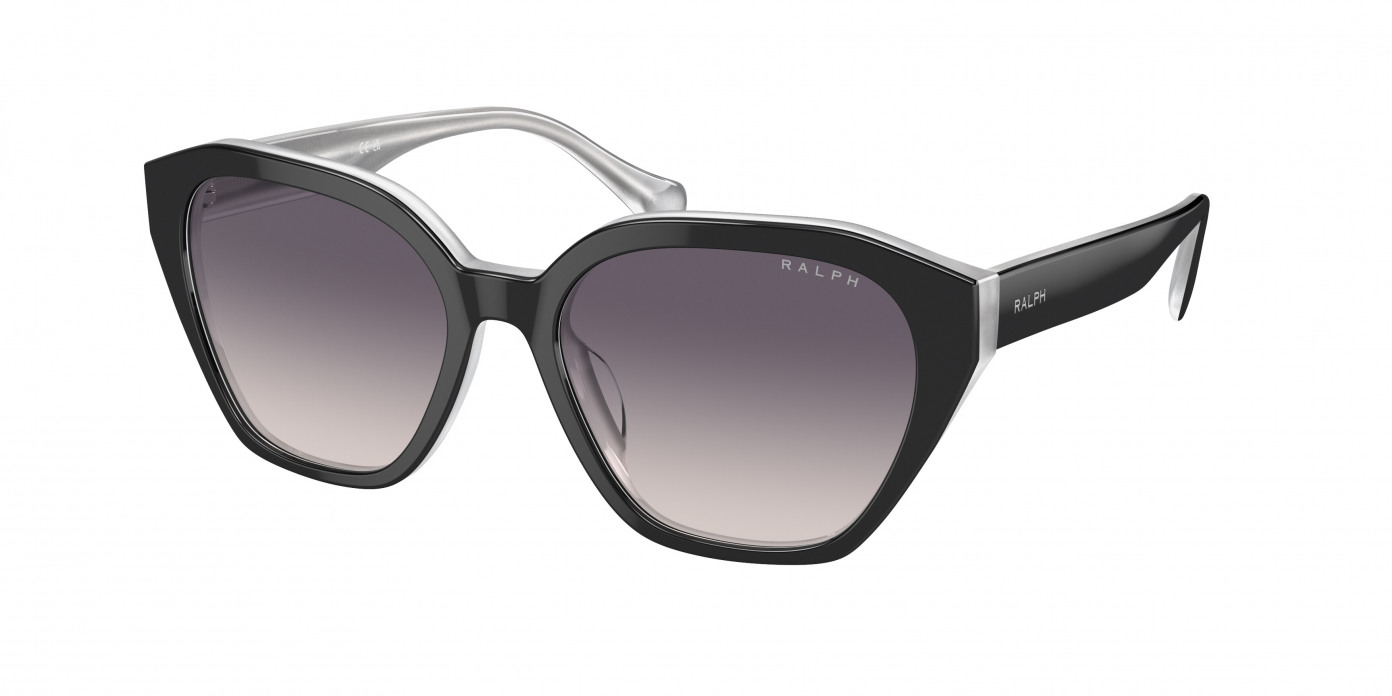 Ralph By Ralph Lauren  RA5315U 606636 Shiny Black On Opal Grey (Pink Gradient Dark Grey)