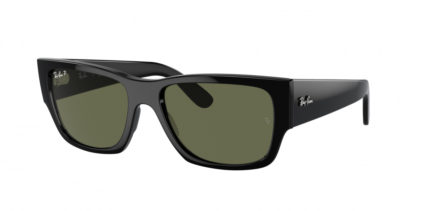 Ray-ban Carlos RB0947S 901/58 Black Polarized (Green)