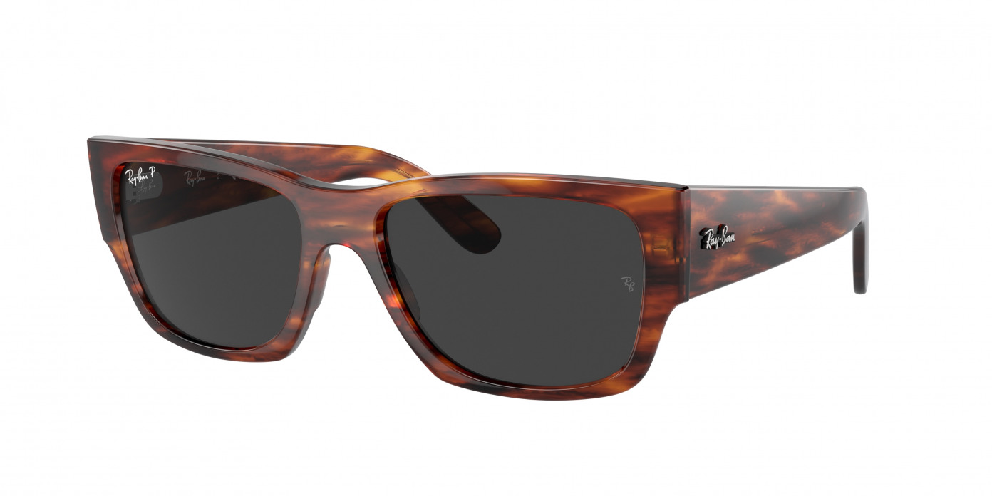 Ray-ban Carlos RB0947S 954/48 Striped Havana Polarized (Black)