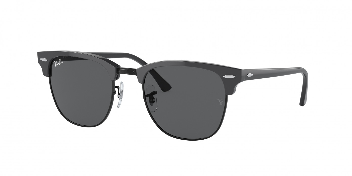 Ray-ban Clubmaster RB3016 1367B1 Grey On Black (Dark Grey)