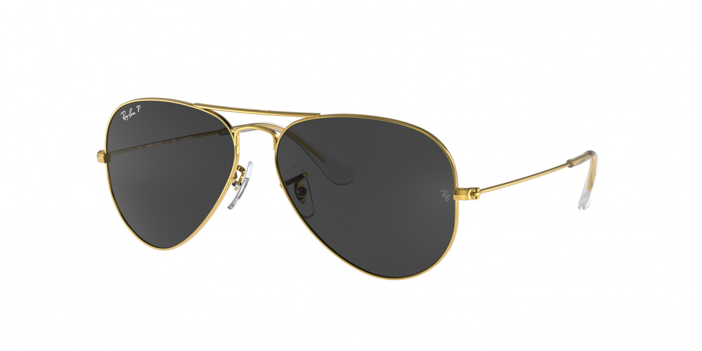 Ray-ban Aviator Large Metal RB3025 919648 Gold Polarized (Black)