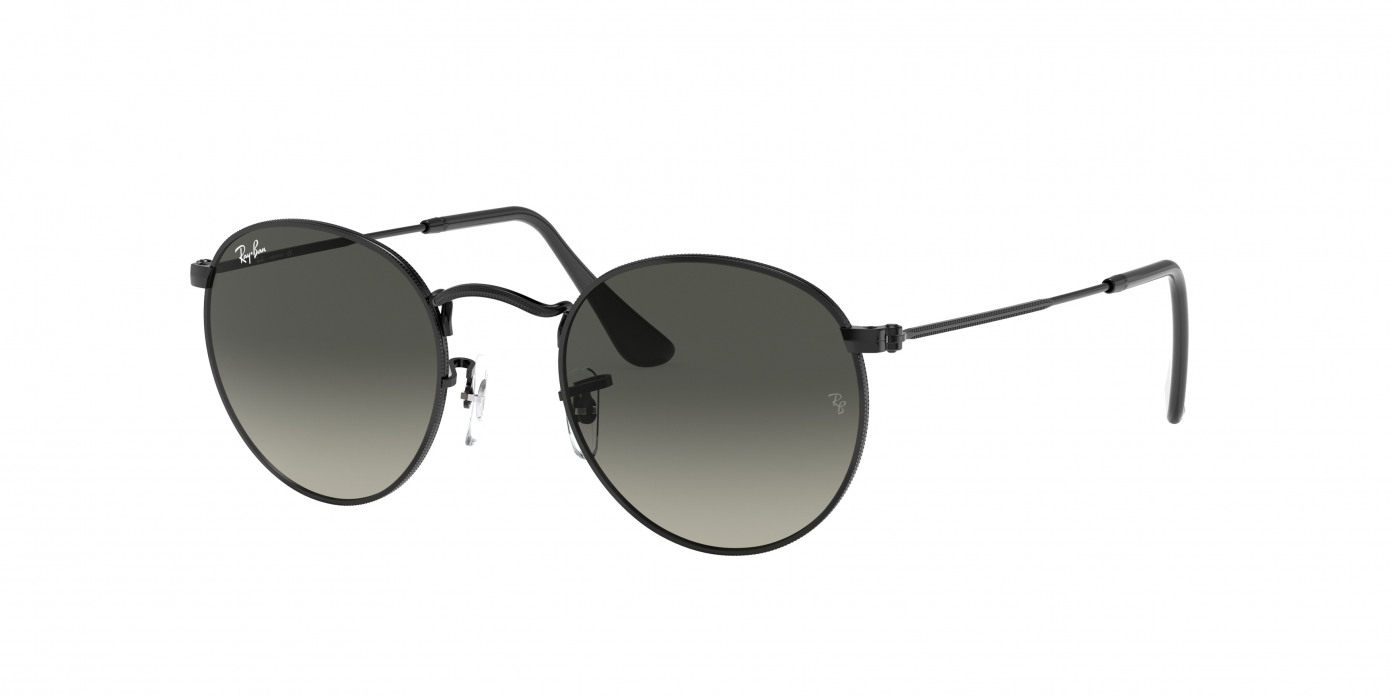 Ray-ban Round Metal RB3447N 002/71 Black (Grey Gradient)