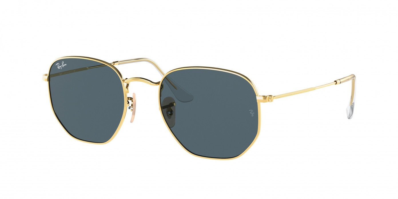 Ray-ban Hexagonal RB3548N 001/R5 Arista Gold (Blue)