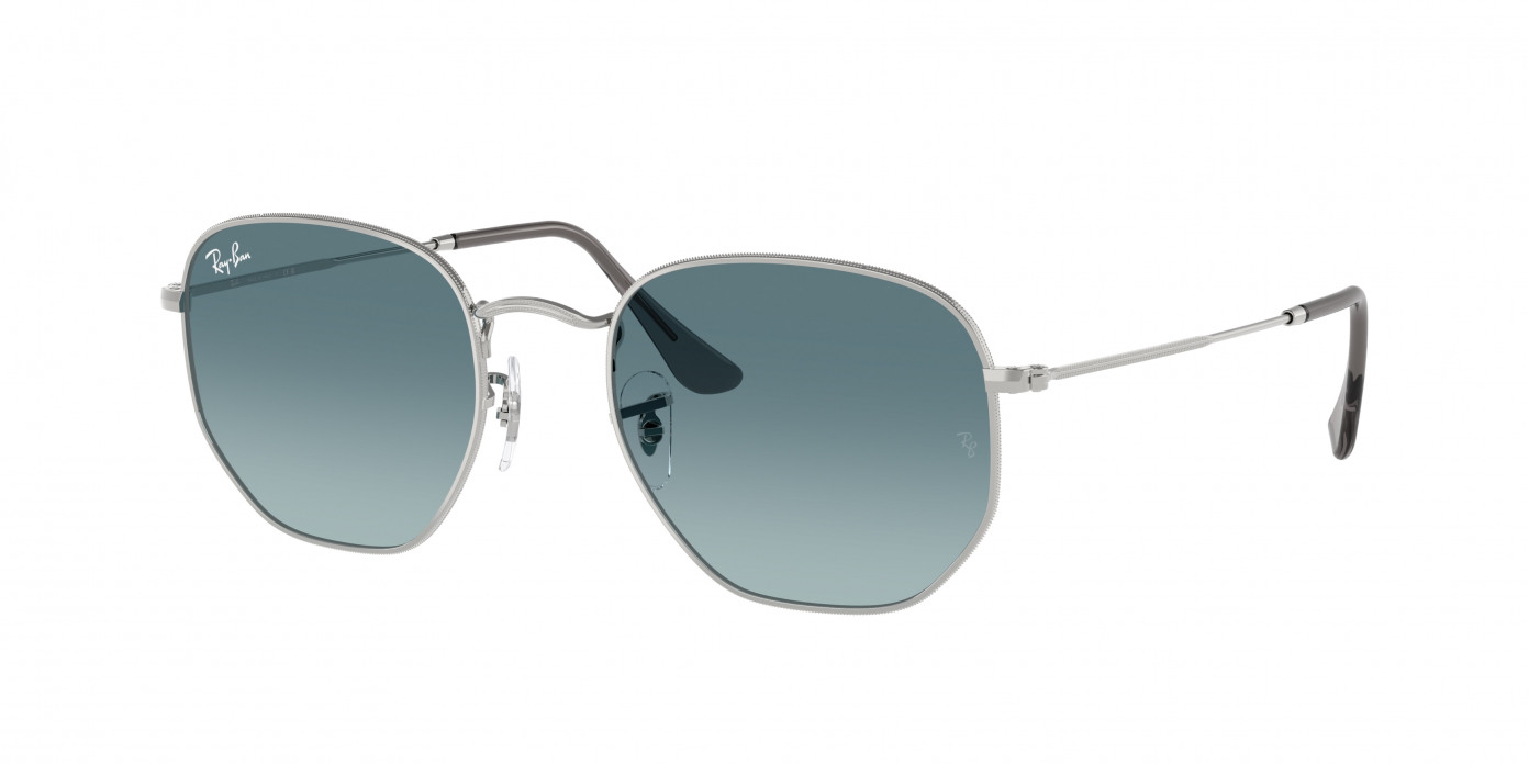 Ray-ban Hexagonal RB3548N 003/3M Silver (Blue Gradient Grey)