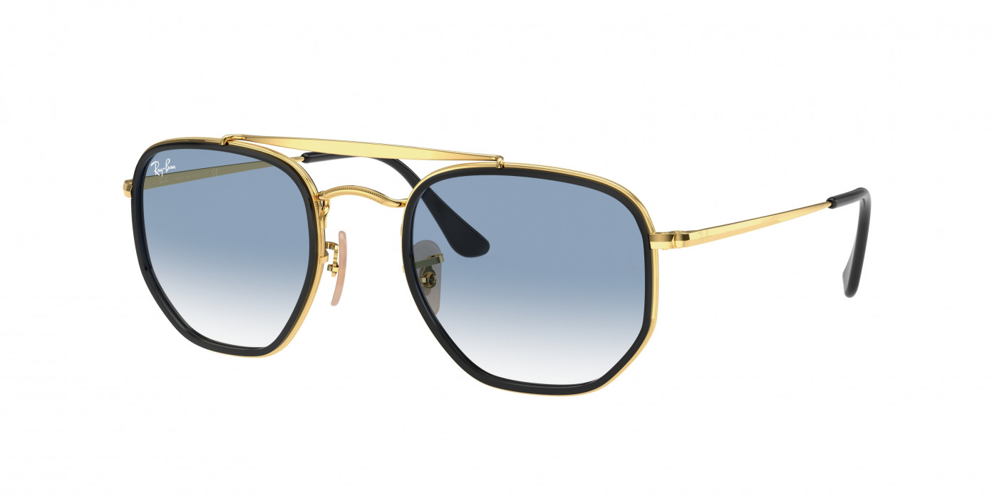 Ray-ban Ferrari The Marshal Ii RB3648M 91673F Arista Gold (Light Blue Gradient)