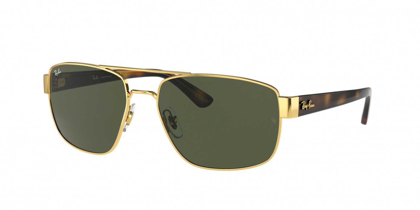 Ray-ban  RB3663 001/31 Arista Gold (G-15 Green)