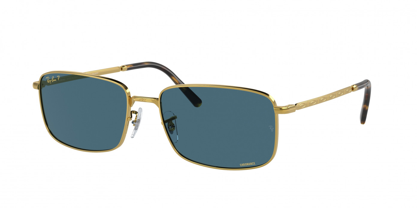 Ray-ban  RB3717 9196S2 Gold Polarized (Blue)