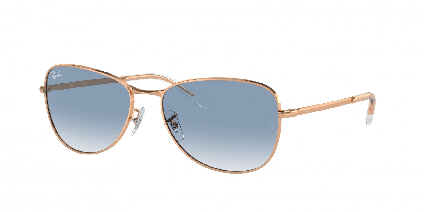 Ray-ban  RB3733 92023F Rose Gold (Clear & Blue)