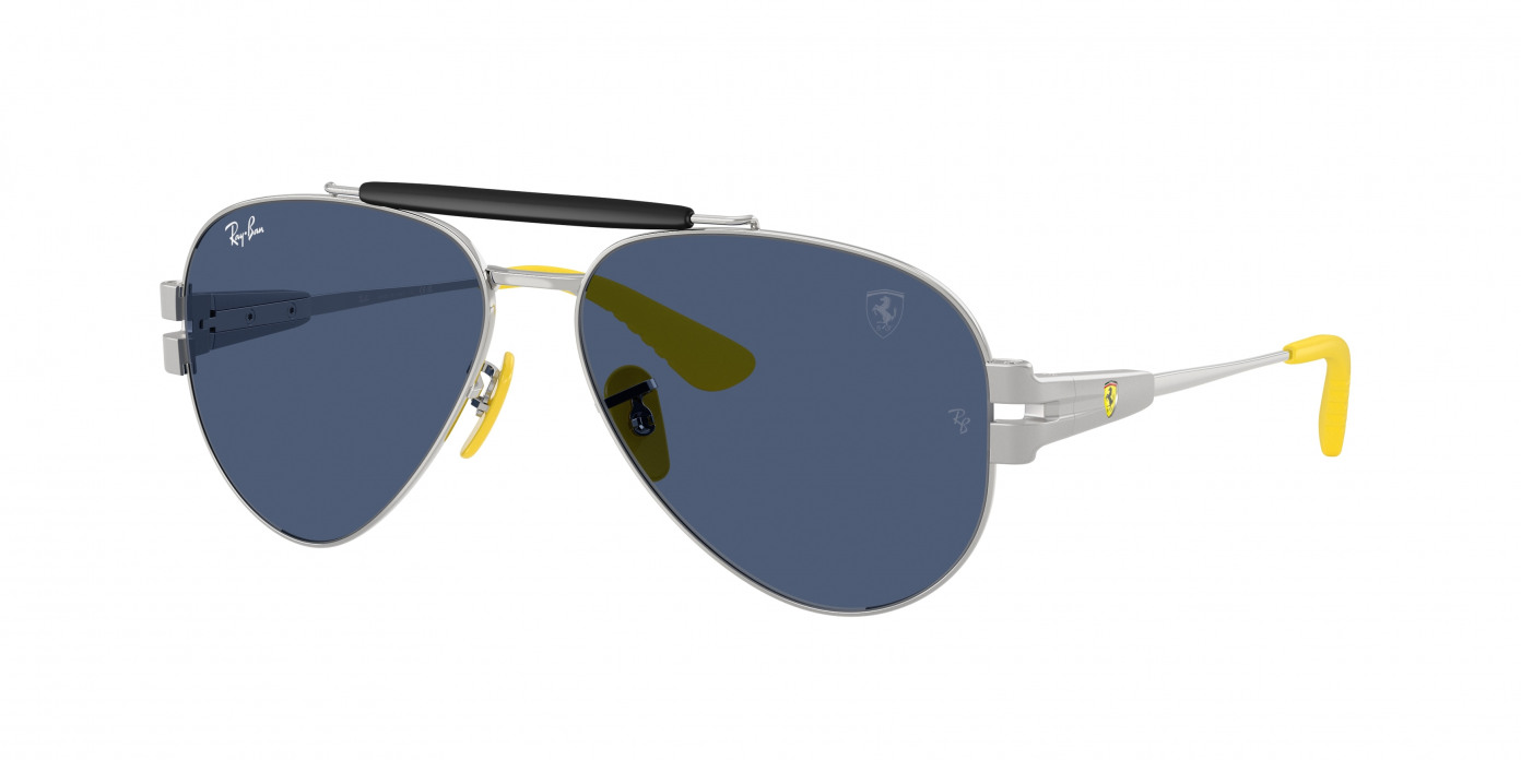 Ray-ban Ferrari  RB3762M F06480 Silver (Dark Blue)