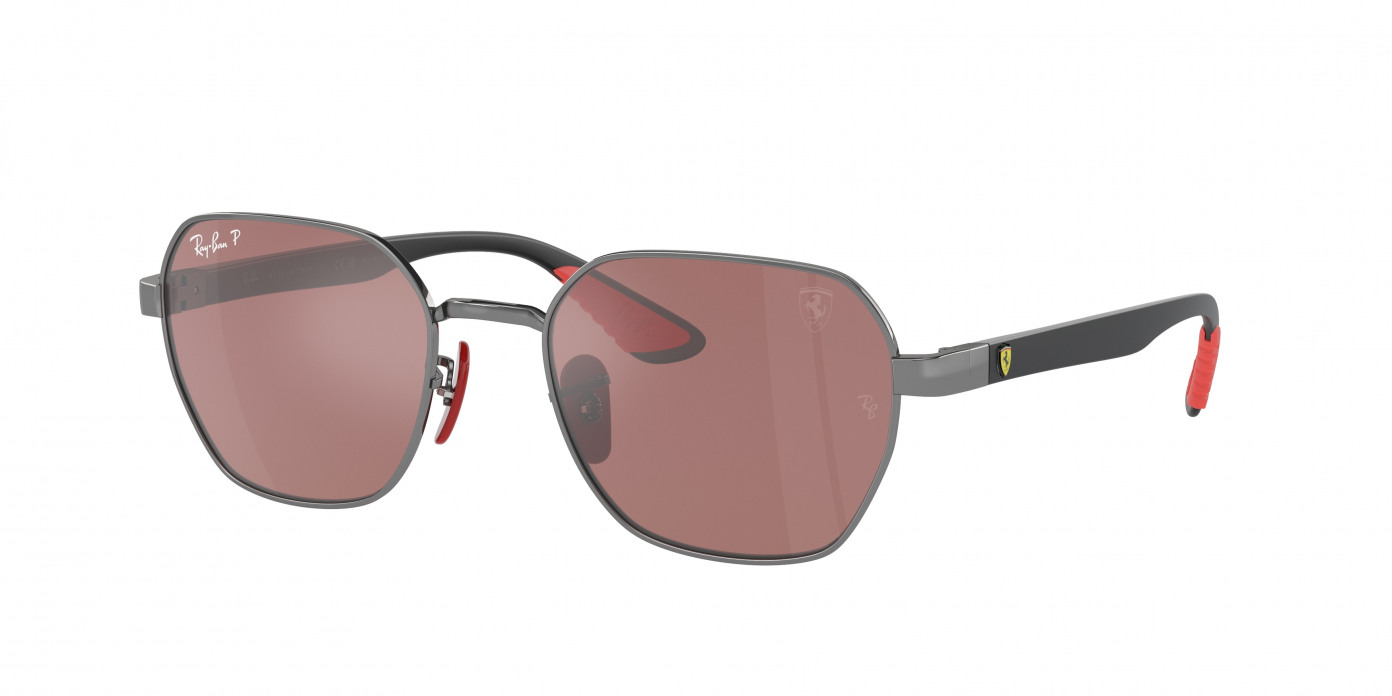 Ray-ban Ferrari  RB3794M F001H2 Gunmetal Polarized (Purple & Silver)