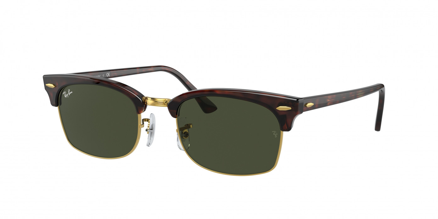 Ray-ban Clubmaster Square RB3916 130431 Tortoise (Green Classic G-15)