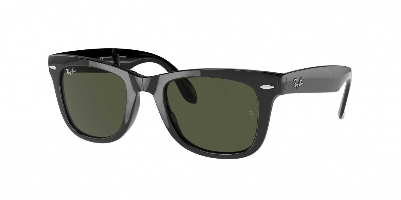 Ray-ban Folding Wayfarer RB4105 601 Black (Green Classic G-15)