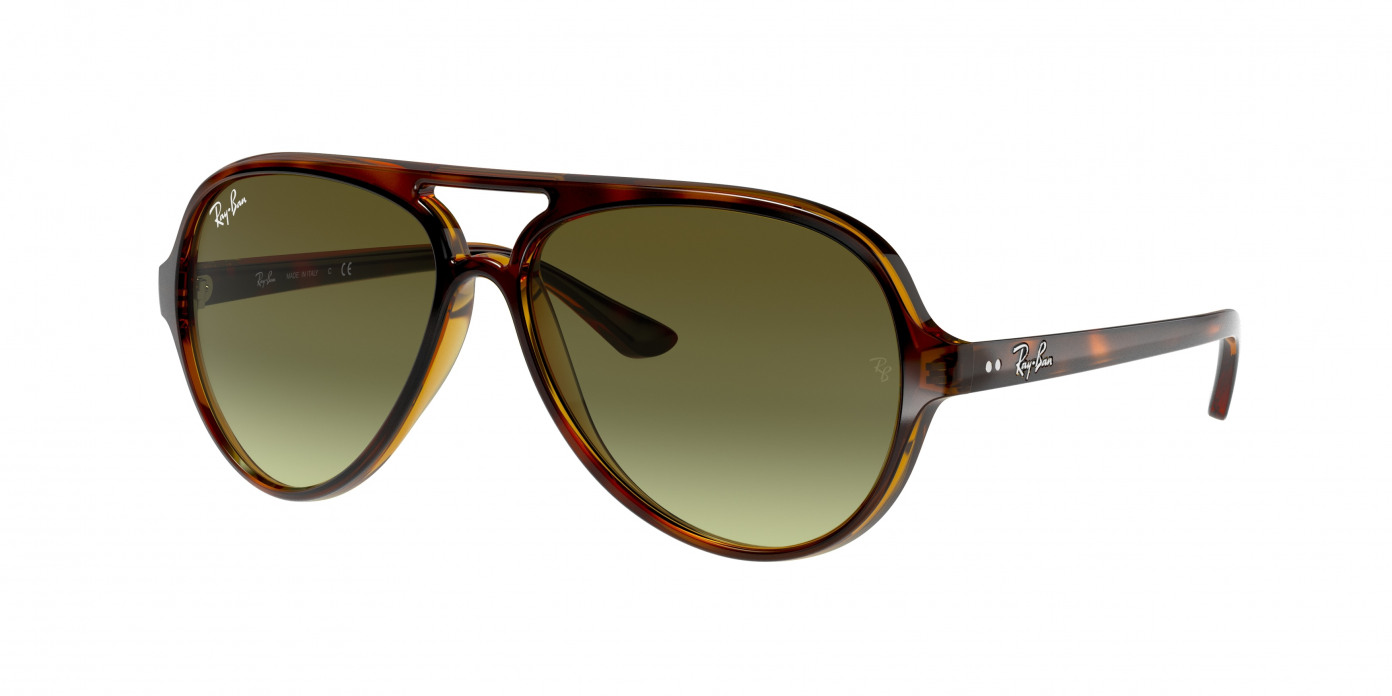 Ray-ban Cats 5000 RB4125 710/A6 Light Havana (Green Gradient)