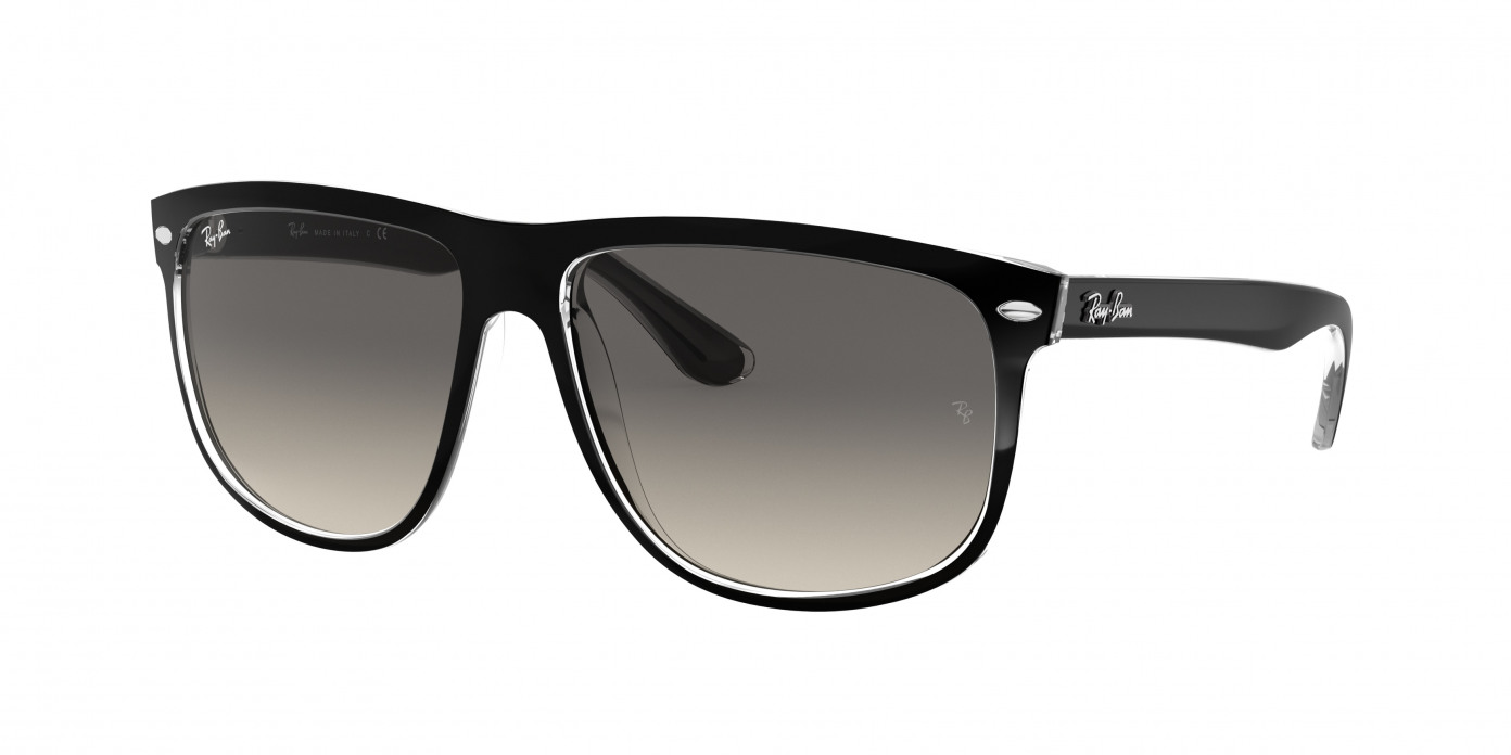Ray-ban Boyfriend RB4147 603971 Black On Transparent (Grey Gradient)