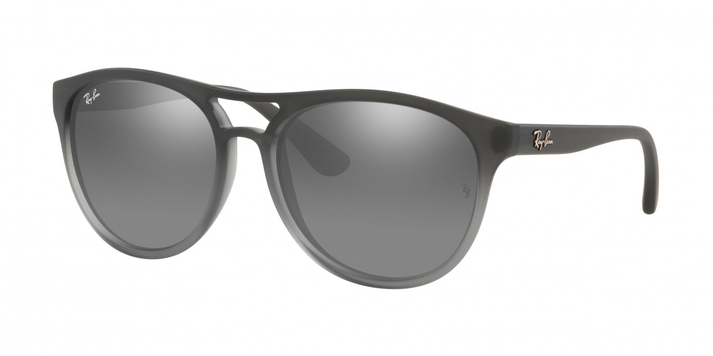 Ray-ban Brad RB4170 852/88 Rubber Grey On Clear Grey (Grey Mirror Silver Gradient)
