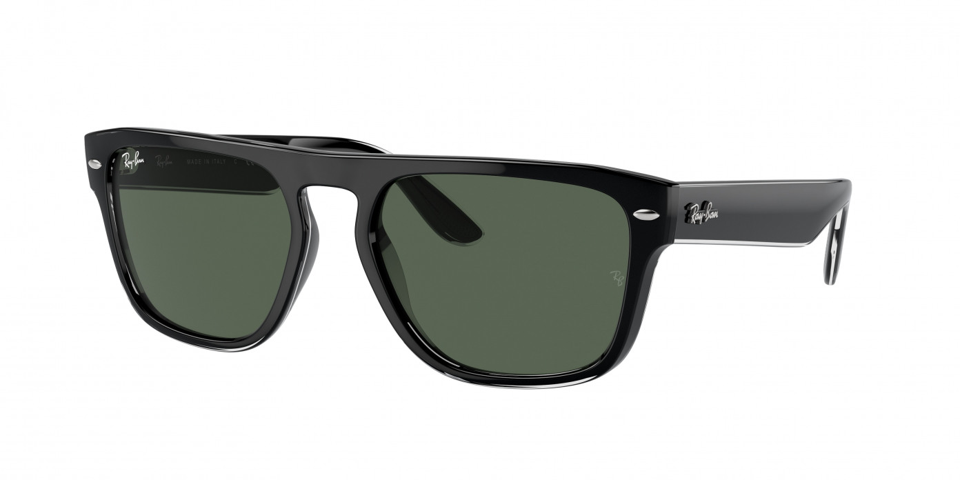 Ray-ban  RB4407 654571 Black Transparent (Dark Green)