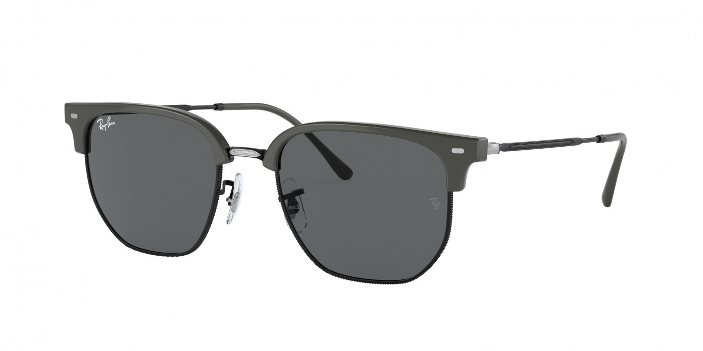 Ray-ban New Clubmaster RB4416 6653B1 Grey On Black (Dark Grey)