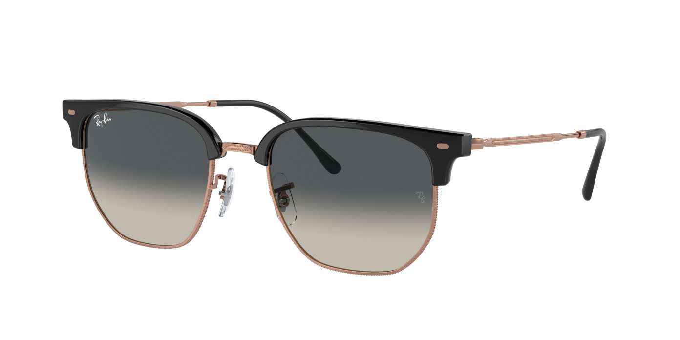 Ray-ban New Clubmaster RB4416 672071 Dark Grey On Rose Gold (Grey)
